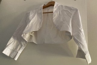 Chaquetilla fiesta blanca Talla M