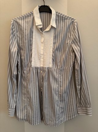 Camicia donna Daniel & Mayer righe grigio/bianco
