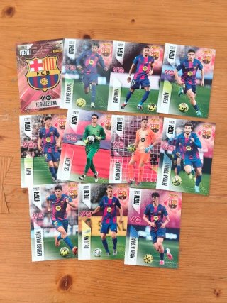 Lote 11 Cromos Megacracks FC Barcelona