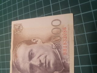 Billete 5000 Pesetas 1979 Serie 9B