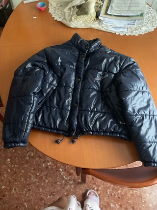 Chaqueta de invierno azul para niña