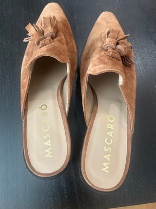 Zapatos Mascaró de ante marrón sin estrenar