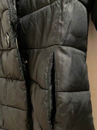 Chaqueta 3/4 Benetton Negra Talla 10