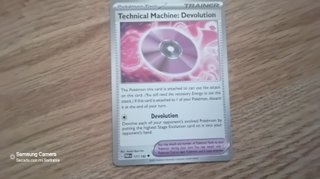 Carta Pokémon Técnica: Devolución