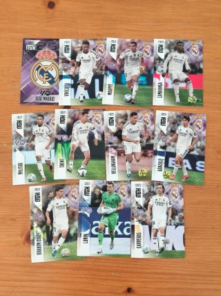 Lote 11 Cromos Megacracks Real Madrid