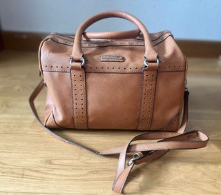 Bolso Mango estilo bowling marrón