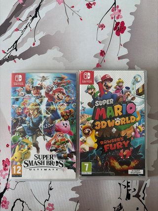 Juegos Nintendo Switch: Smash Bros y Mario 3D Worl