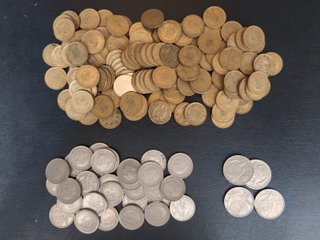 Monedas Franco: 1, 5 y 25 Pesetas