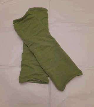 Calentadores verdes vintage talla única