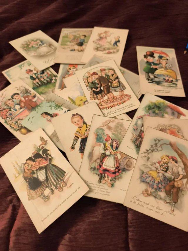 23 Postales Antiguas de Felicitación