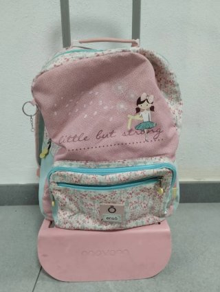 Mochila infantil con carrito little but strong