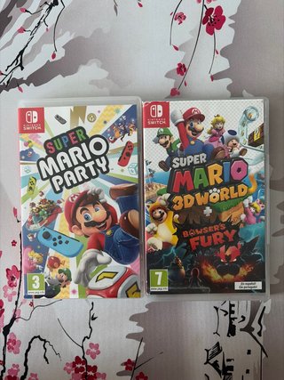 Juegos Nintendo Switch: Super Mario Party y 3D Wor