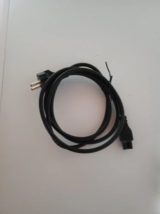 Cable de alimentación negro