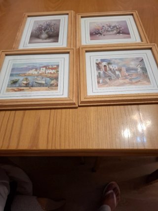 Set de 4 Cuadros Decorativos