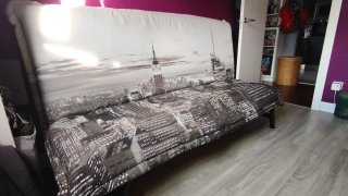 Sofá Cama Click-Clack Estampado Urbano