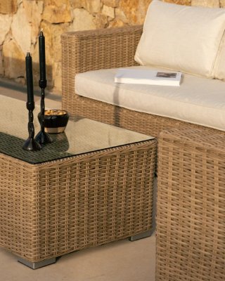 Tavolo da Giardino in Rattan Offerta Flash