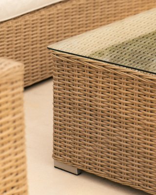 Tavolo da Giardino in Rattan Offerta Flash