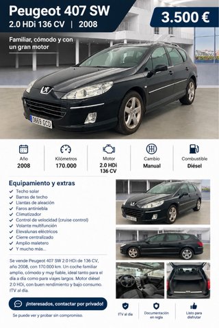 Peugeot 407 2008