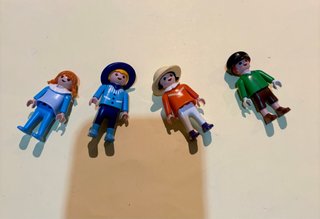Lote de 4 Figuras Playmobil Niños victorianos