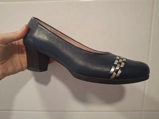 Zapatos de tacón azul