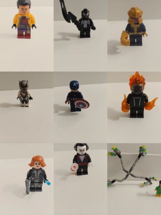 Lote de Figuras LEGO Star Wars ,Marvel,DC
