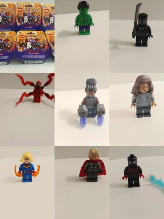 Lote de Figuras LEGO Star Wars ,Marvel,DC