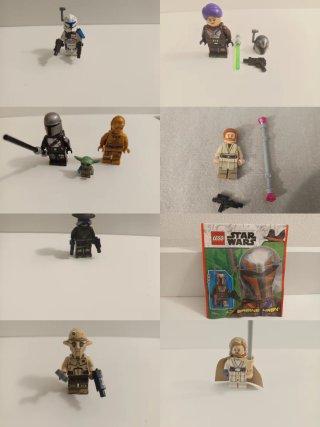 Lote de Figuras LEGO Star Wars ,Marvel,DC