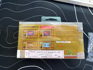 Nintendo Game & Watch Super Mario Bros. Dorado