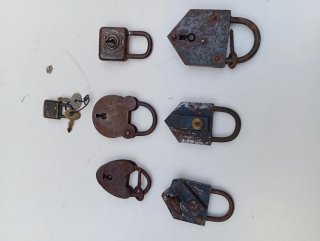 Lote de 6 Candados Antiguos