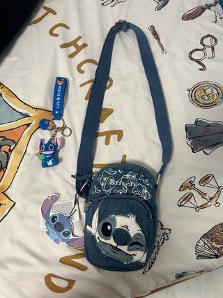 Bolso Lilo & Stitch Disney con llavero de regalo