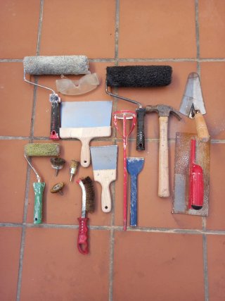 Lote Herramientas Varias Pintura Construcción