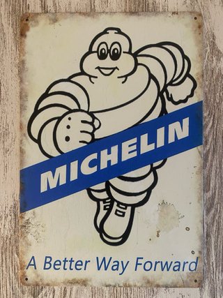(693) Cartel Metálico Michelin