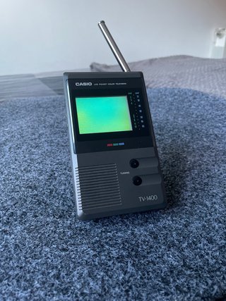 Casio TV-1400 Televisor Portátil LCD Vintage