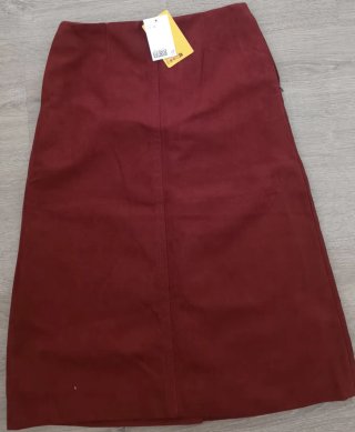 Falda H&M ante granate/teja Talla M
