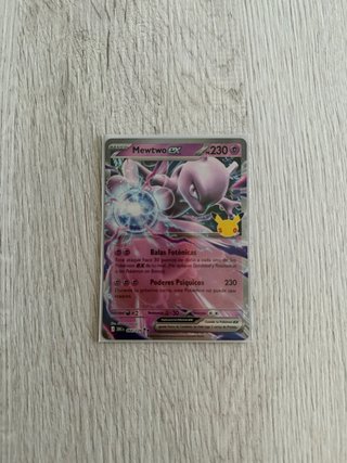 Carta Pokémon Mewtwo EX 30 Aniversario