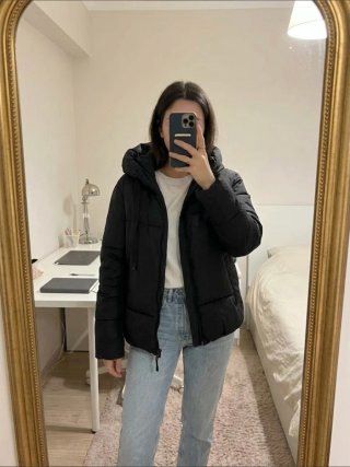 Anorak Easy Wear Negro Talla S