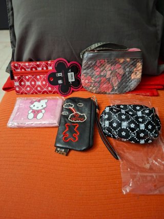 Set de 5 monederos variados