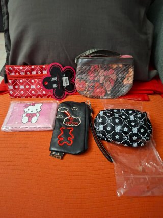 Set de 5 monederos variados