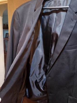 Americana gris hombre