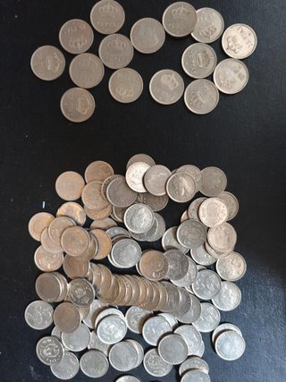 118 Monedas 5 y 25 Pesetas Juan Carlos I