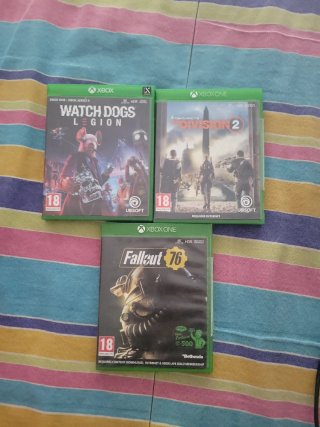 Lote jogos Xbox One + oferta halo 3 xbox 360