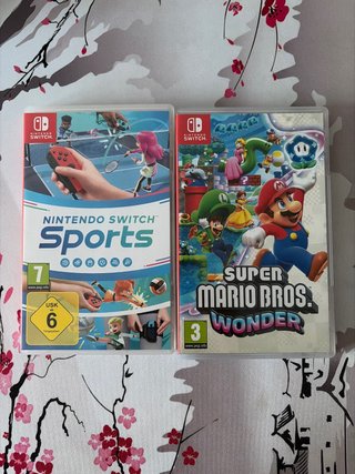 Nintendo Switch Sports e Super Mario Bros. Wonder
