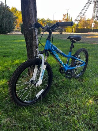 Bicicleta infantil azul