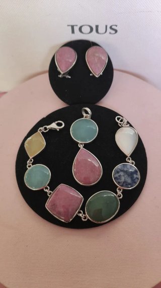 Conjunto Tous Sucre Pendientes  Pulsera y colgante