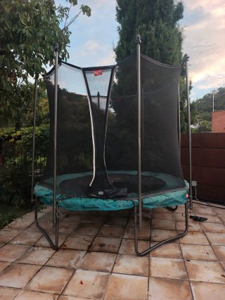 Cama elástica BERG con red de seguridad
