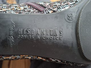 Botines Hispanitas Piel Marrón Burdeos Multicolor