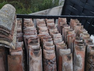 Tejas Árabes de Barro Rústico