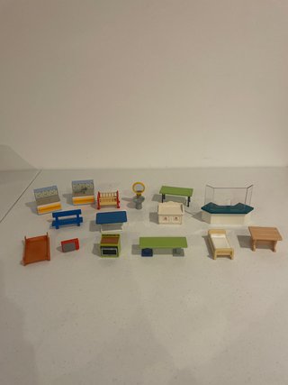 Lote de mobiliario Playmobil