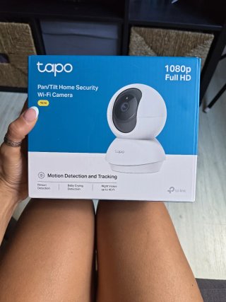 Cámara Seguridad Tapo Pan/Tilt 1080p Wi-Fi