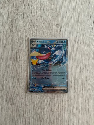 Carta Pokémon Greninja EX 30 Aniversario